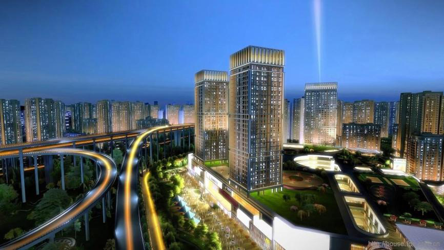 武漢奧山世紀廣場智能照明系統案例