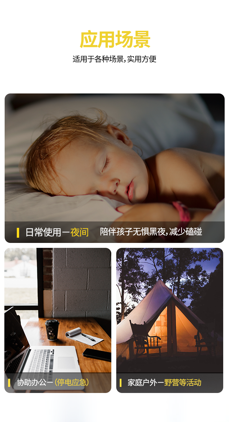 智能小夜燈的應(yīng)用場(chǎng)景